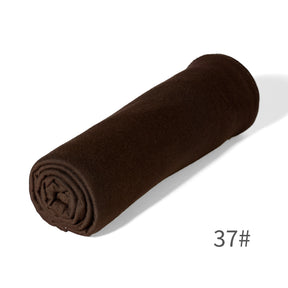 GRD14  Plain Asymmetric Mercerized Cotton Jersey Wrap Hijab