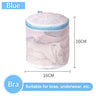 #25-Blue Fine Mesh Bra Bag （16*16cm）