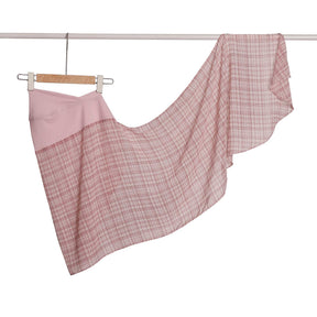 MLB5  Printed Plaid Heart Polka Dot Crystal Ramie Hijab