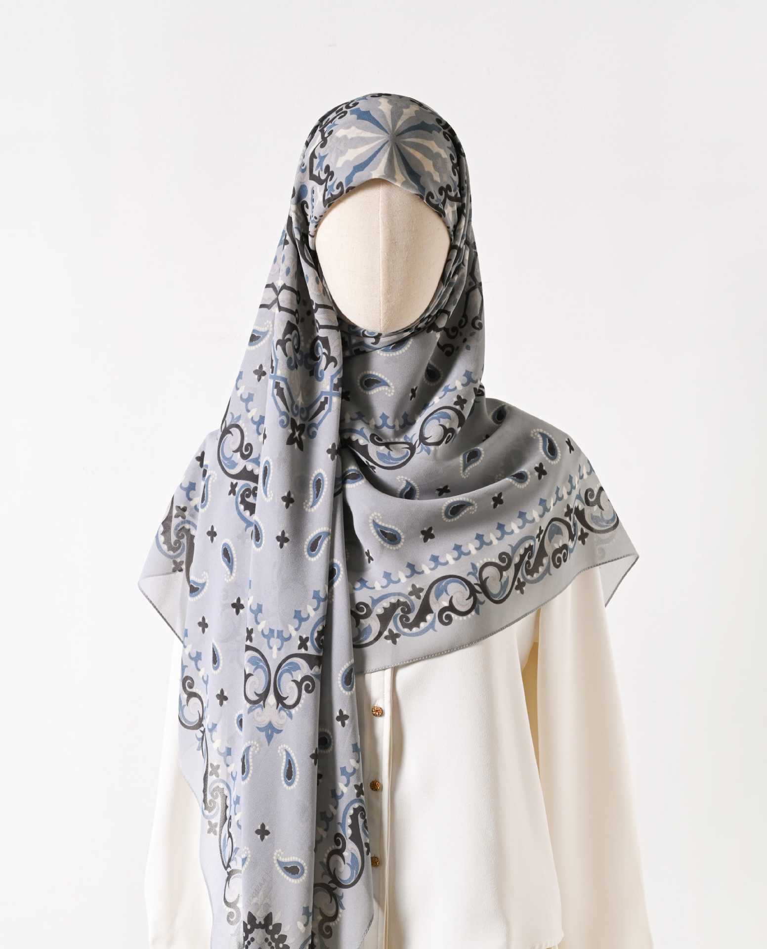 130 crystal chiffon 01  130*130cm Chiffon Scarf Silk Printed Sunscreen Scarf