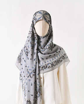 130 crystal chiffon 01  130*130cm Chiffon Scarf Silk Printed Sunscreen Scarf