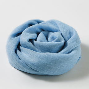 MM02 Women's solid color cotton and linen scarf