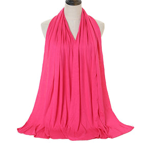 YW125  Modal solid color long scarf