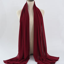 G50 132 colores Hijab de gasa perla