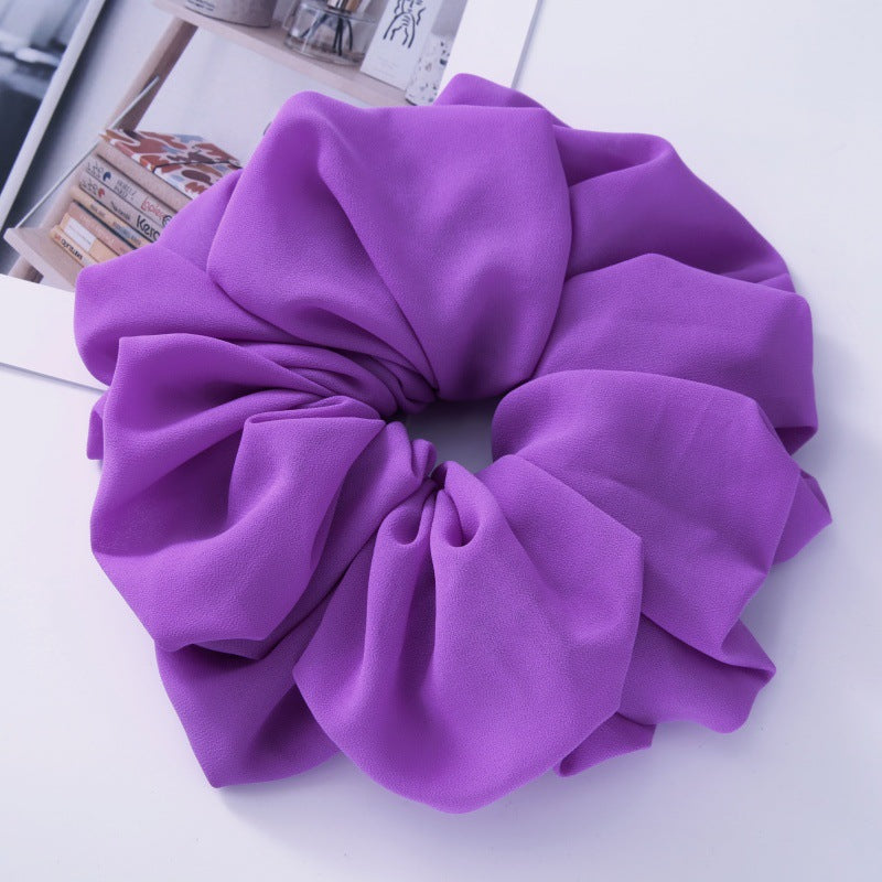 WJA31  Women's chiffon large intestine ring hair tie