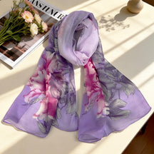 XX2001   Versatile Printed Chiffon Scarf