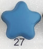 GR0631  Star-shaped magnetic silk scarf fixing buckle 51 colors available