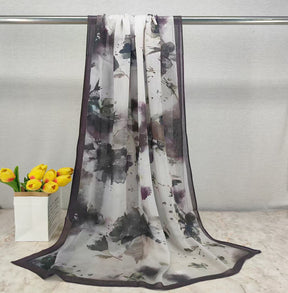 MYE001  Watercolor Modal Cotton Digital Print Scarf