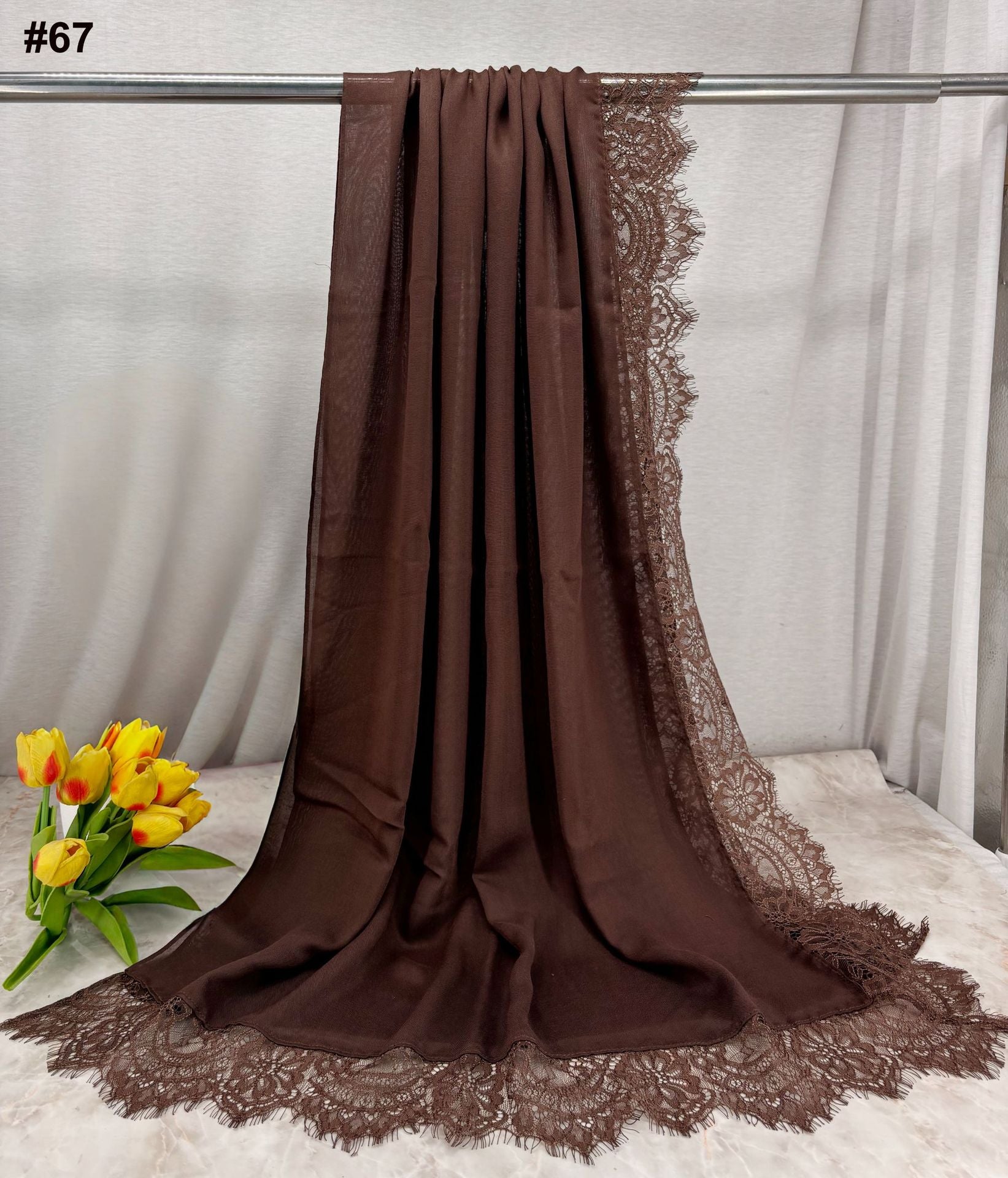 HY004   ELEGANT PLAIN BREATHABLE MODAL HIJAB