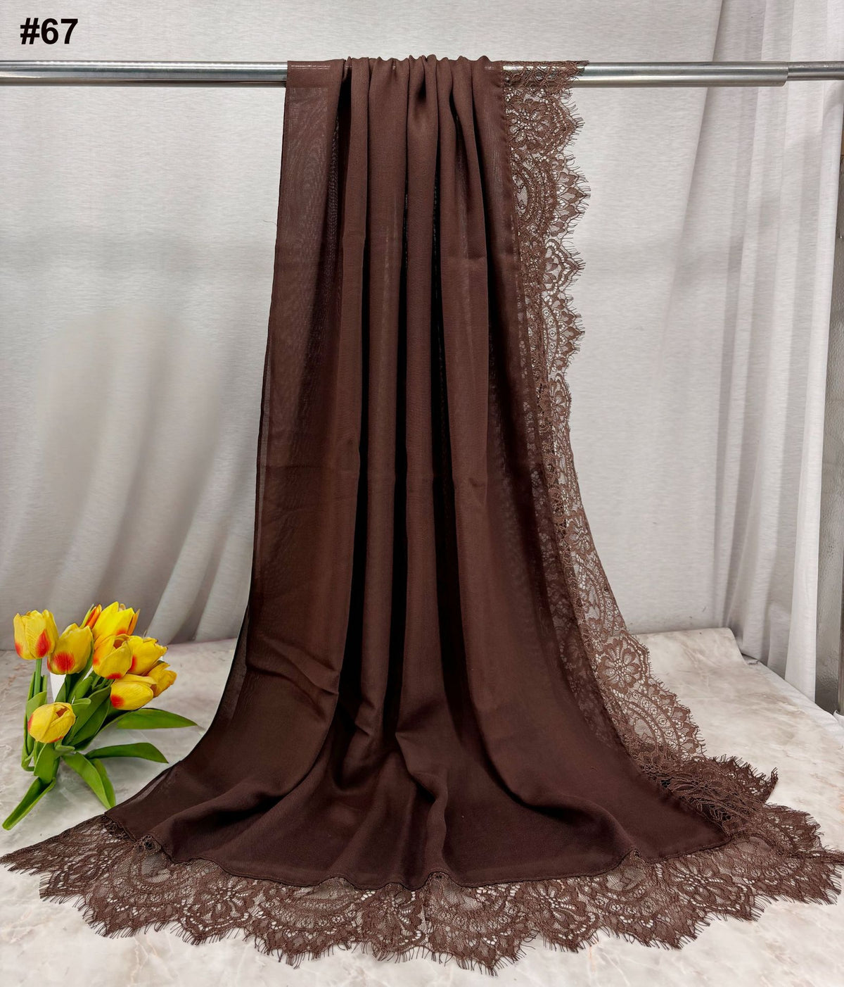 HY004   ELEGANT PLAIN BREATHABLE MODAL HIJAB