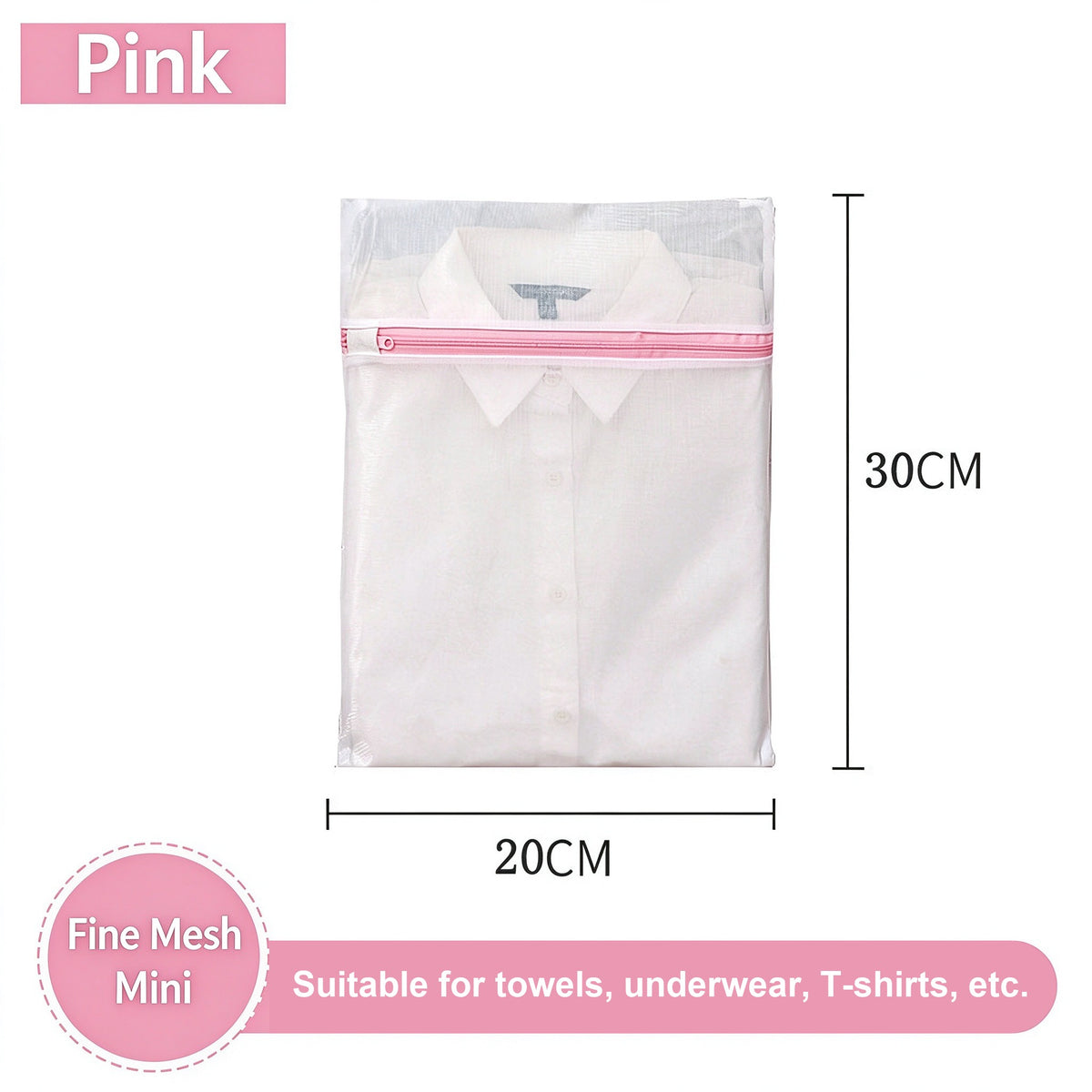 Thickened Chunky Fine Laundry Polyester Mesh Bag - Color Option