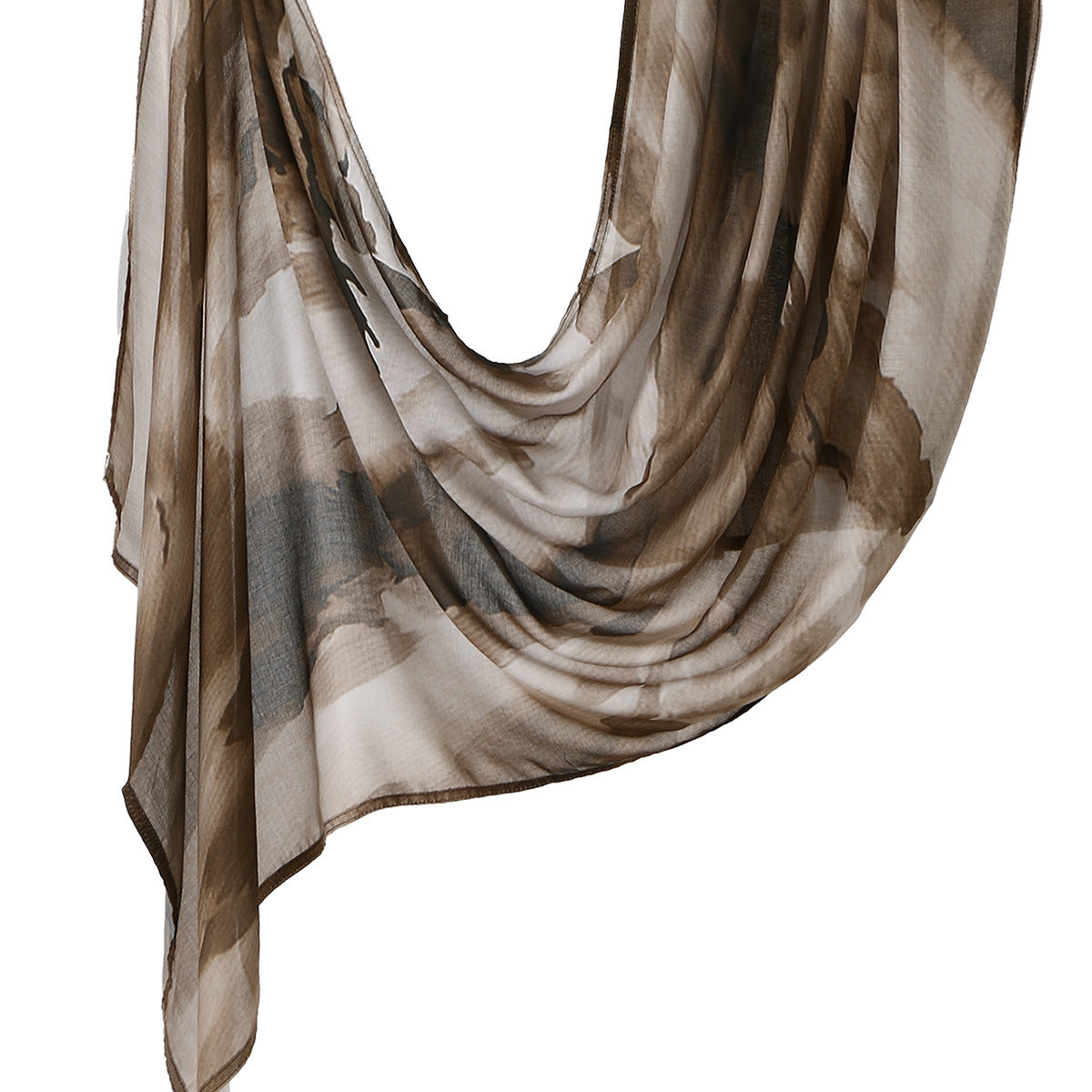 YW560  Fashionable Printed Viscose Minimalist Hijab