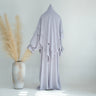 Light grey + HJ908 double-layer headscarf