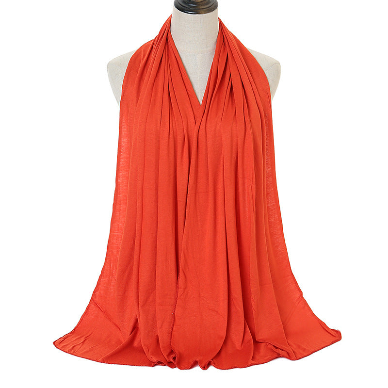 YW125  Modal solid color long scarf