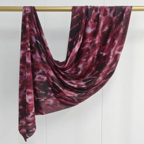 JBWJ001  Soft Modal Watercolor Printed Double-Sided Ethnic Long Hijab