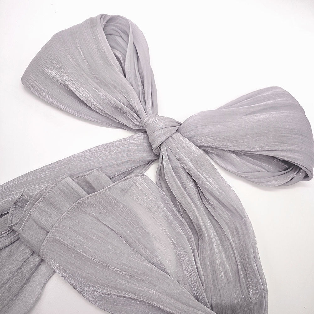 JS005  Island Satin Crepe Long Scarf