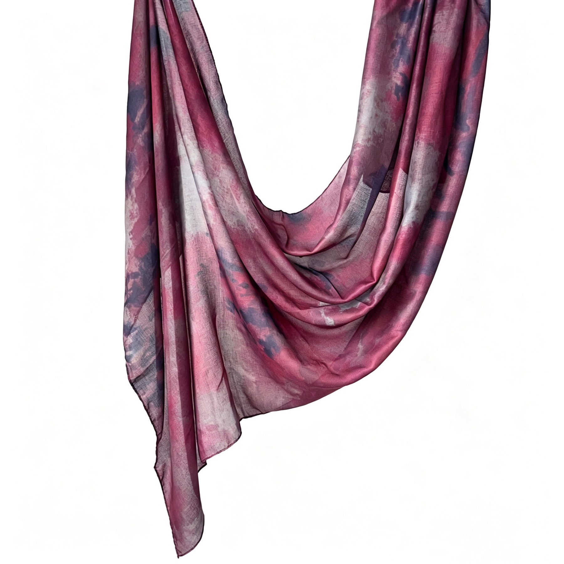 JB030 Printed Double-Sided Polyester Cotton Hijab