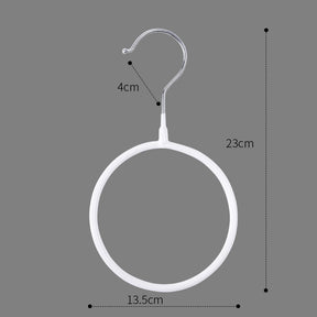 Perchero para bufandas n.° 5508 de 13 cm, para tienda de ropa, perchero de plástico grueso para almacenamiento de bufandas, toallas y ropa