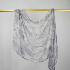 BF007  Polyester-cotton tie-dye watercolor hijab
