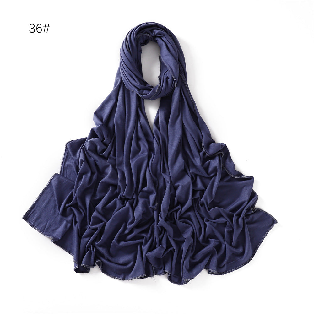 YZ101  Small-Size Plain Mercerized Cotton Jersey Hijab