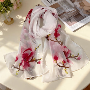 XX2001   Versatile Printed Chiffon Scarf
