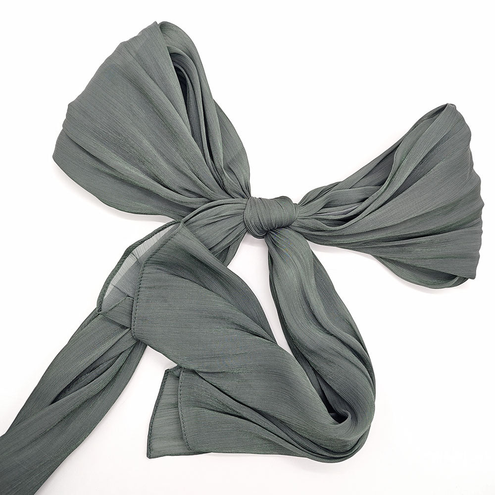 JS005  Island Satin Crepe Long Scarf