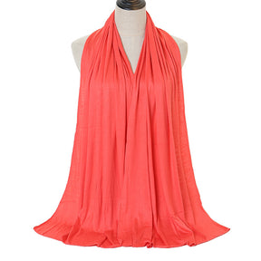 YW125  Modal solid color long scarf