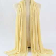 G50 132 colores Hijab de gasa perla