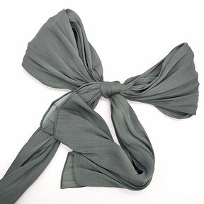 JS001  Best-selling breathable and cool island satin crepe long scarf