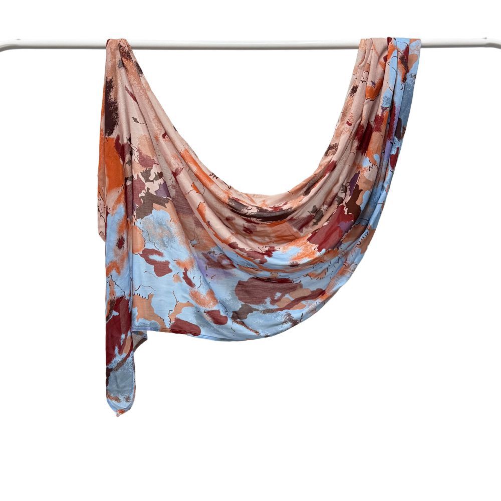 WJ002 Printed Double Stitch Modal Hijab
