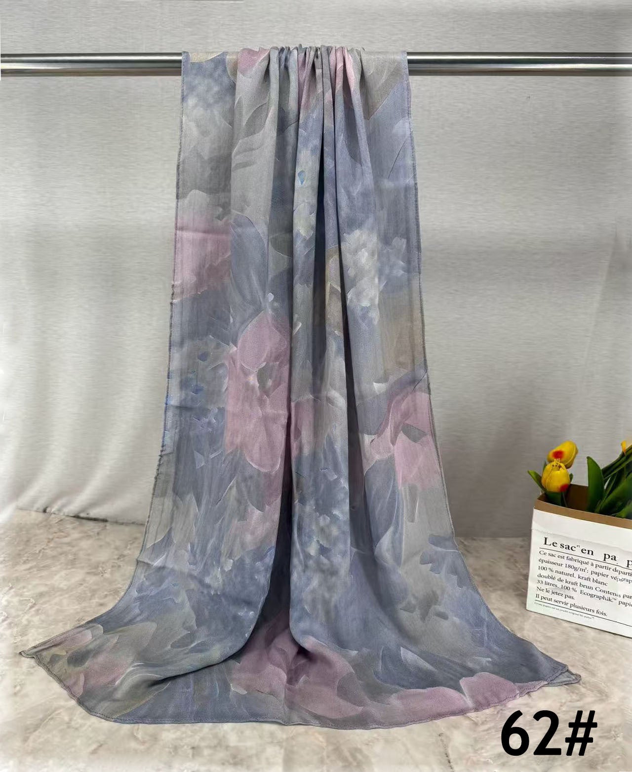 HY013 Soft & Breathable Single Needle Modal Hijab