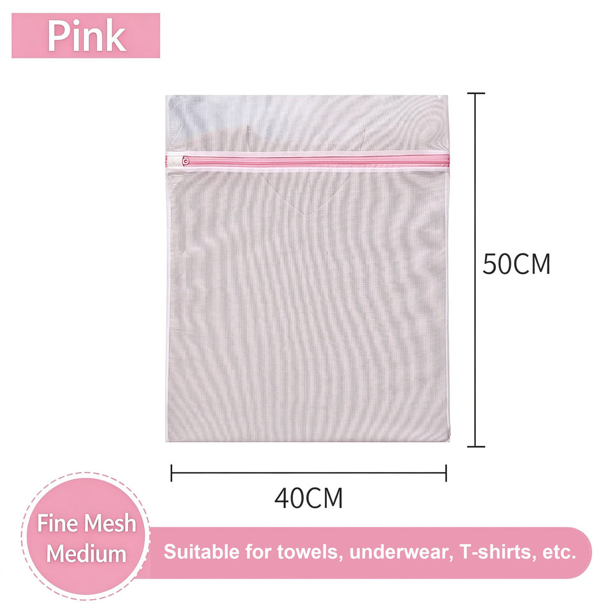 Thickened Chunky Fine Laundry Polyester Mesh Bag - Color Option