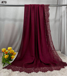 HY004   ELEGANT PLAIN BREATHABLE MODAL HIJAB