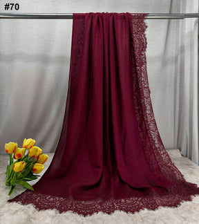 HY004   ELEGANT PLAIN BREATHABLE MODAL HIJAB
