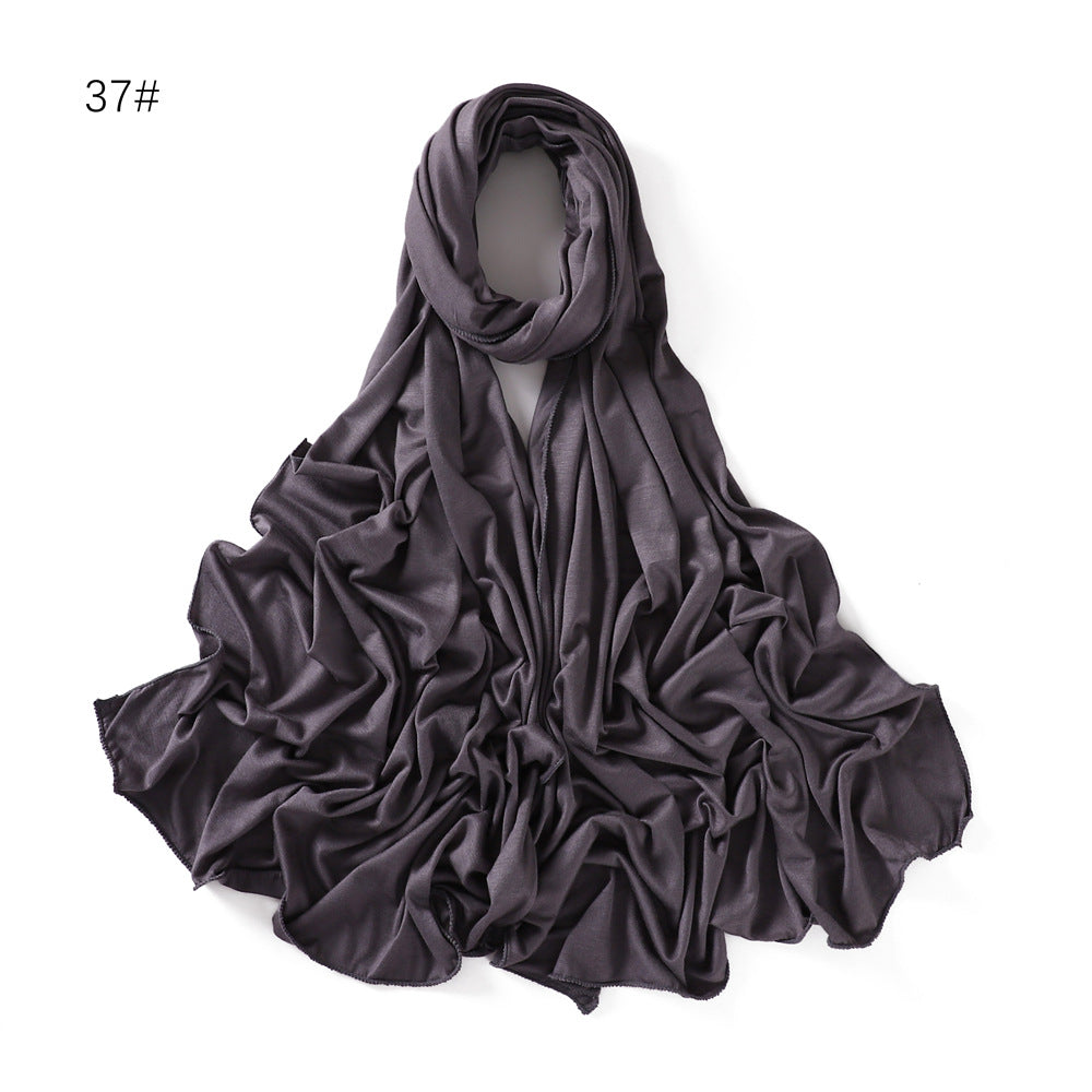 YZ101  Small-Size Plain Mercerized Cotton Jersey Hijab