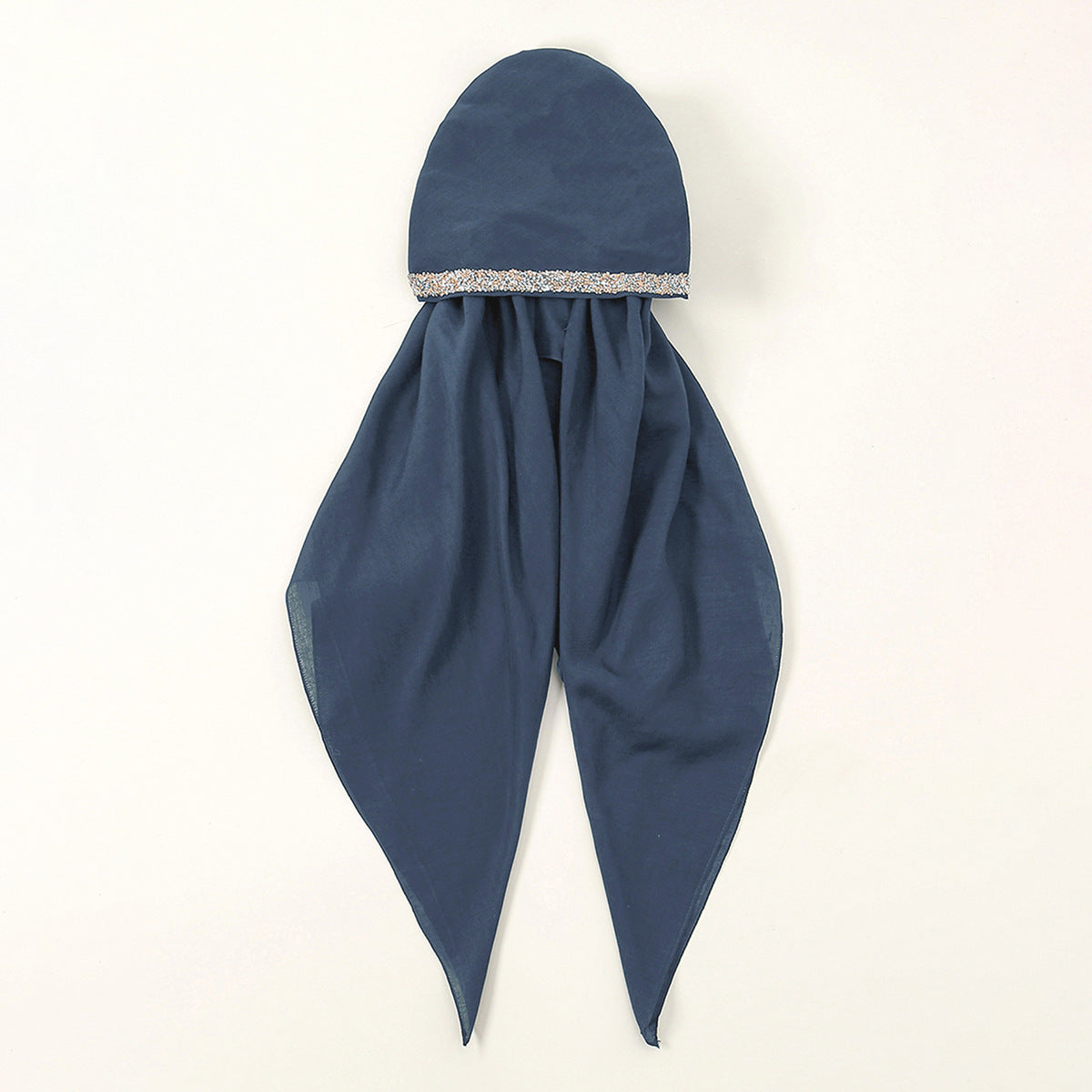 RS009  Rhinestone Bucket Hat Scarf
