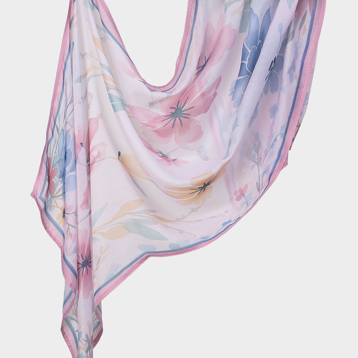 YW560  Fashionable Printed Viscose Minimalist Hijab