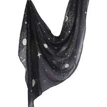WJ001  Printed Tie-Dye Polyester Long Hijab
