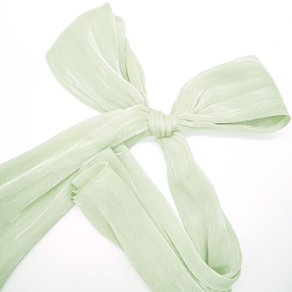 JS005  Island Satin Crepe Long Scarf