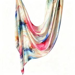 JB030 Printed Double-Sided Polyester Cotton Hijab