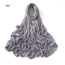 YZ101  Small-Size Plain Mercerized Cotton Jersey Hijab