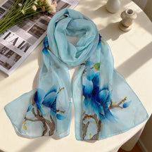 XX2001   Versatile Printed Chiffon Scarf