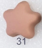 GR0631  Star-shaped magnetic silk scarf fixing buckle 51 colors available