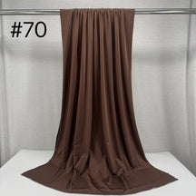 HY011 Plain Liquid Jersey Hijab
