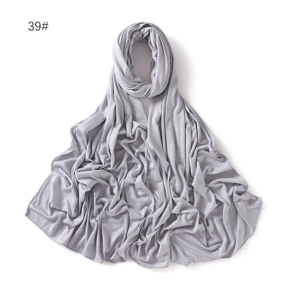 YZ101  Small-Size Plain Mercerized Cotton Jersey Hijab