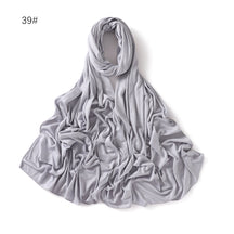 YZ101  Small-Size Plain Mercerized Cotton Jersey Hijab