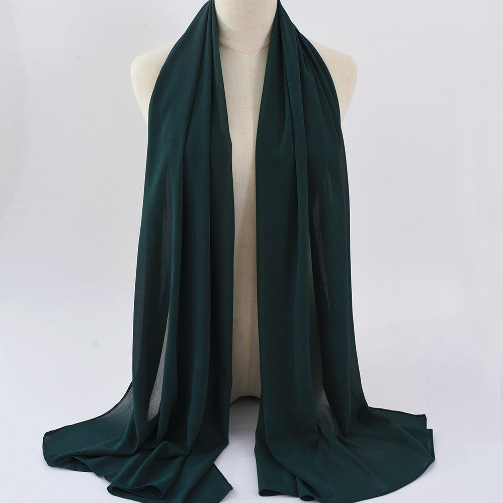 G50 132 warna Tudung chiffon mutiara