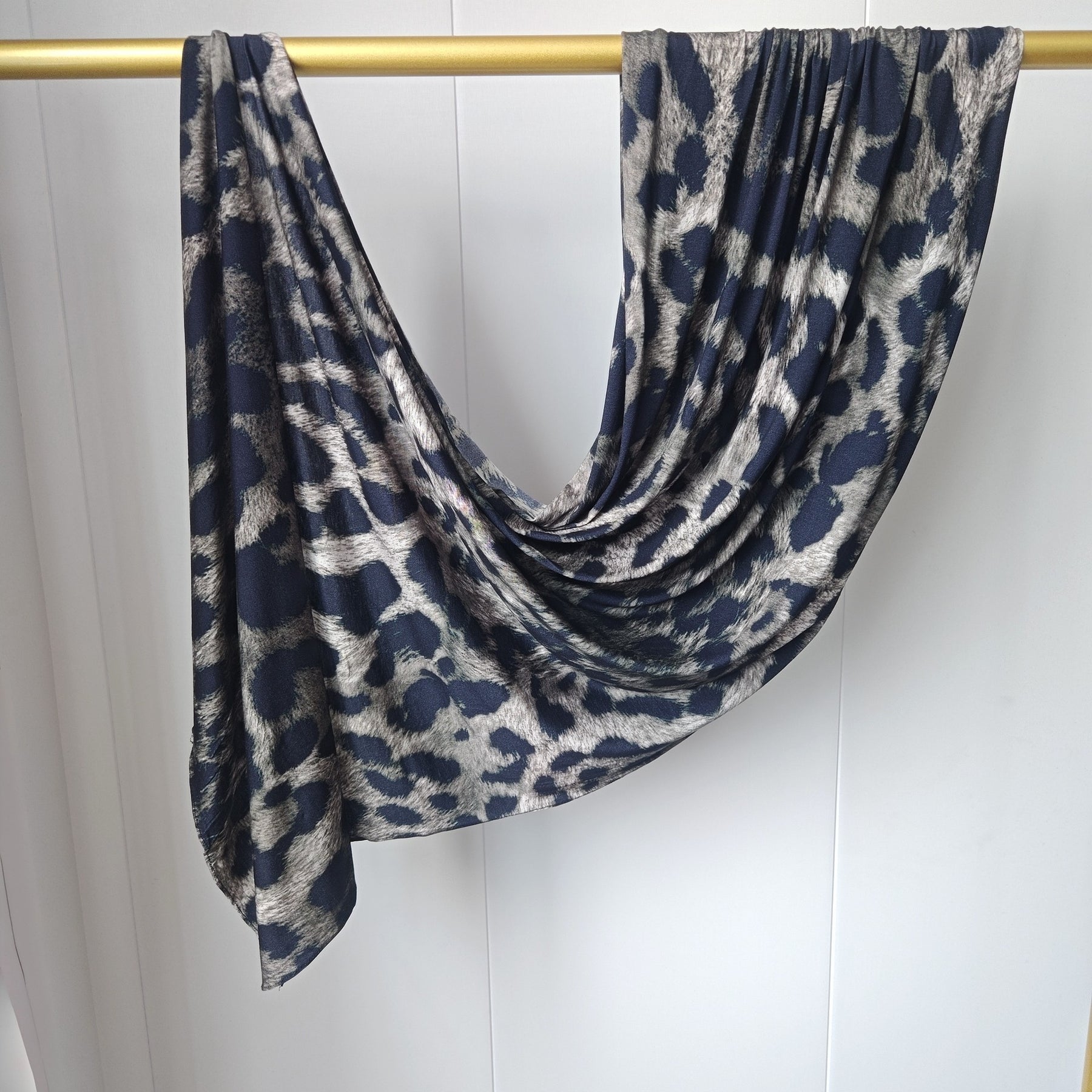 JB021 145GSM Mercerized Cotton Printed Jersey Hijab