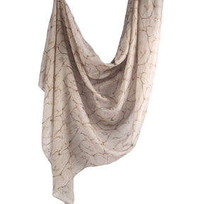 WJ001  Printed Tie-Dye Polyester Long Hijab