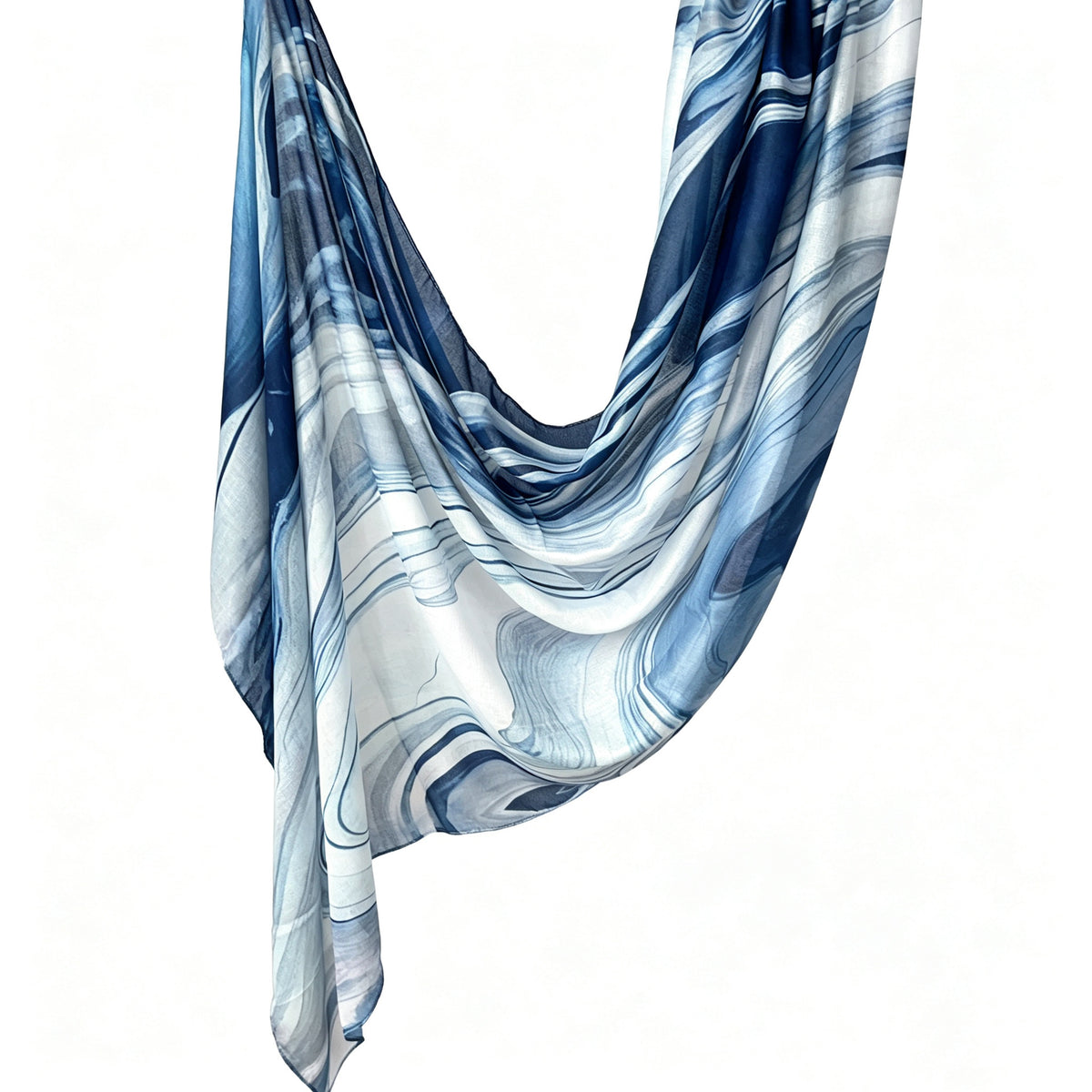 JB030 Printed Double-Sided Polyester Cotton Hijab